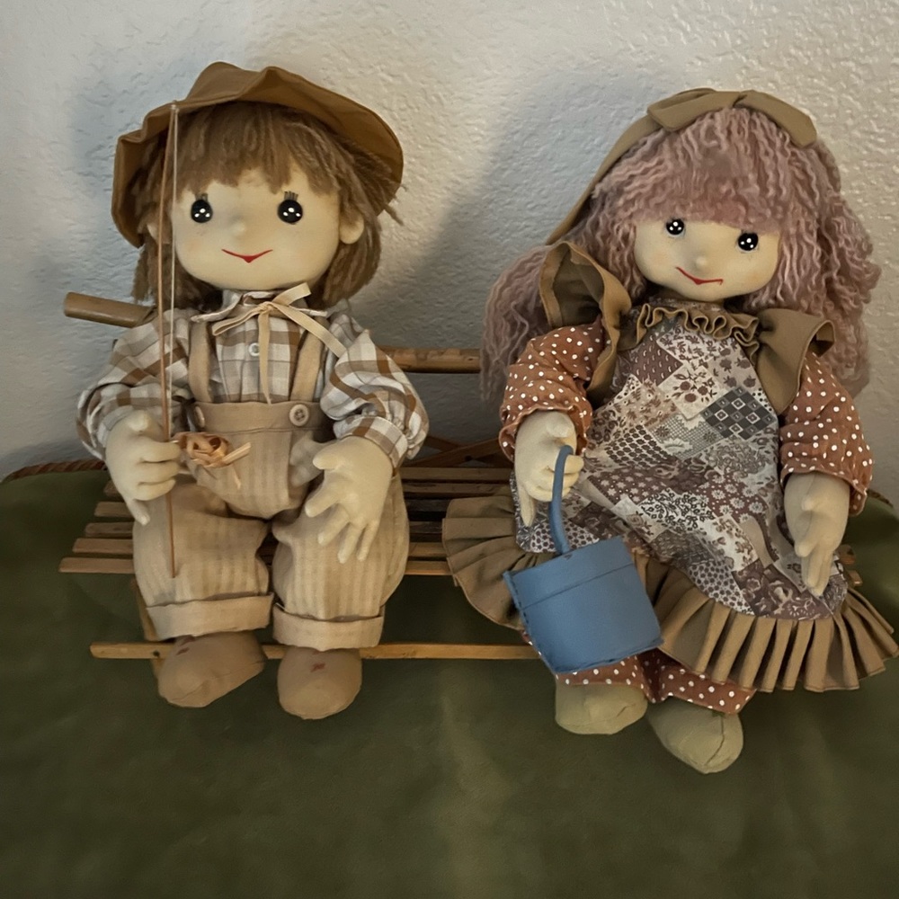 Handmade boy and girl from Poland